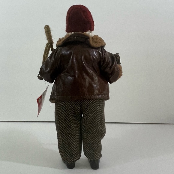 Santa With Binoculars And Walking Stick Figure from Celebrate It Christmas 10” - Picture 2 of 13